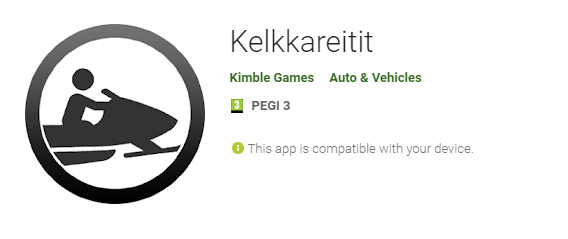 Mobiilisovellus Kelkkareitit